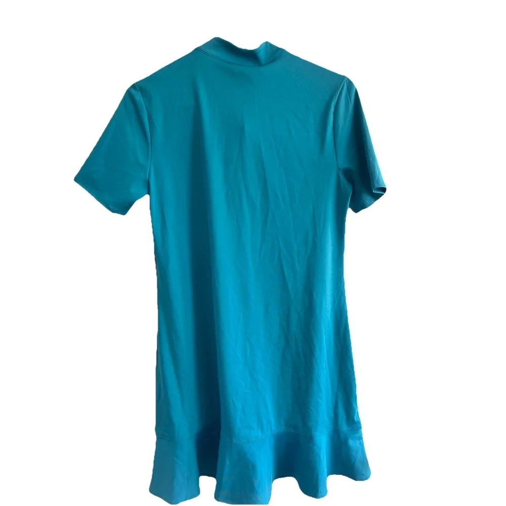 Tommy‎ Bahama Golf Women's Zip Golf Dress Scuba Blue Medium With Matching Shorts